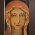 Matka Boska Częstochowska – obraz akrylowy na kartce bawełnianej