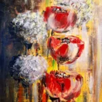 Hortensje i tulipany