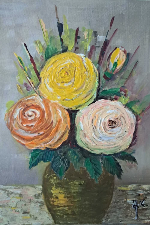 Róże w wazonie