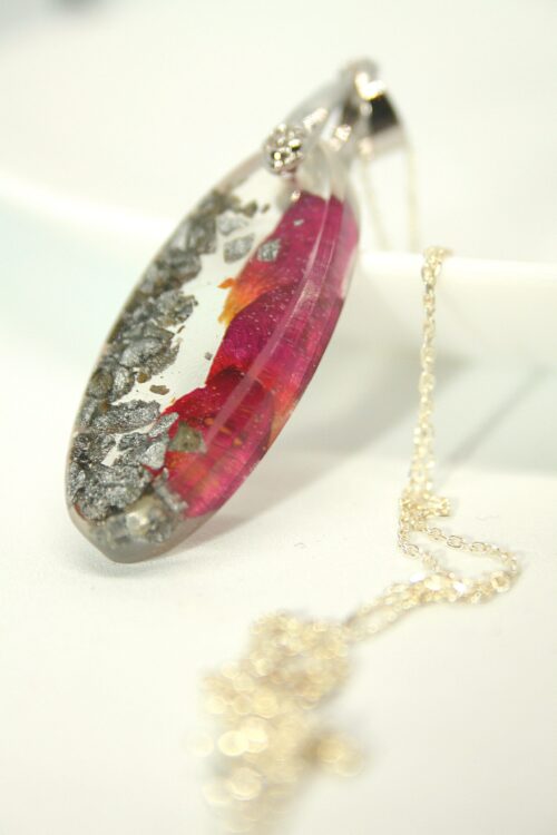 Naszyjnik - Róża i Kamień