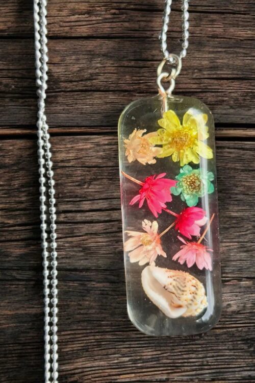 Naszyjnik z brazylijską małą gwiazdą i muszelką