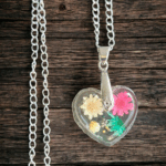 Naszyjnik z małą gwiazdą - Serce