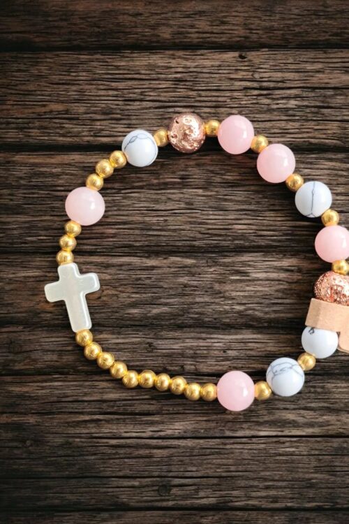 Różaniec na rękę - 18 cm