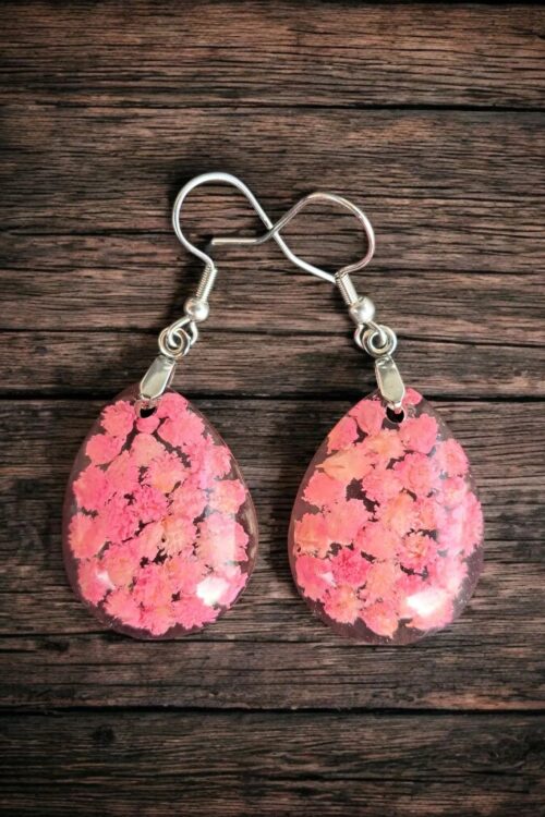 Kolczyki z gipsówką