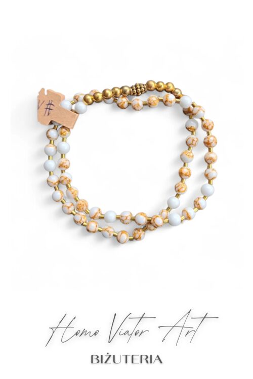 Bransoletka podwójna z korali