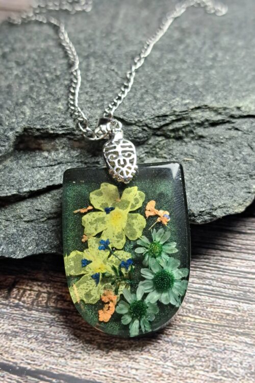 Naszyjnik kwietna łąka