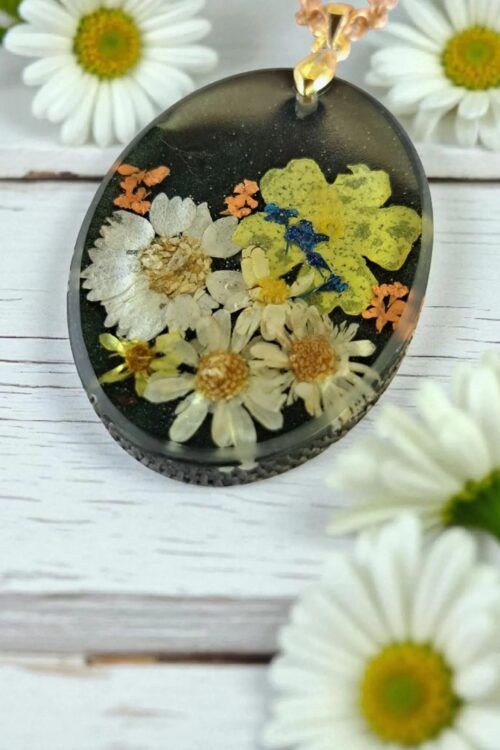 Naszyjnik kwietna łąka