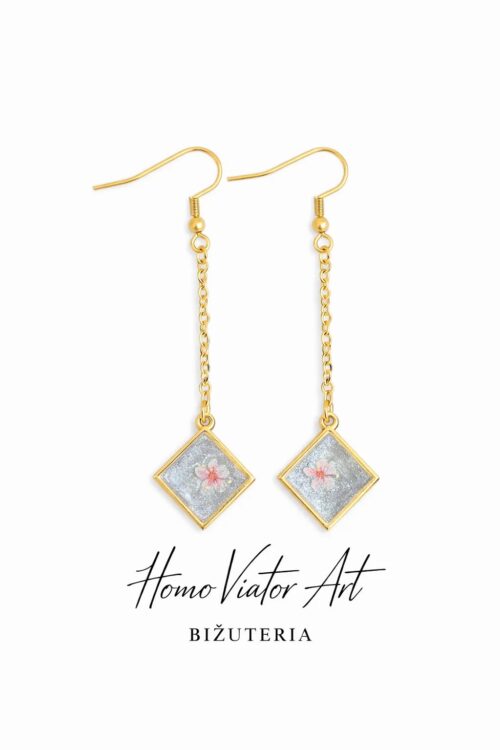 Kolczyki z mini gaurą