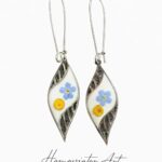 Kolczyki z niezapominajkami