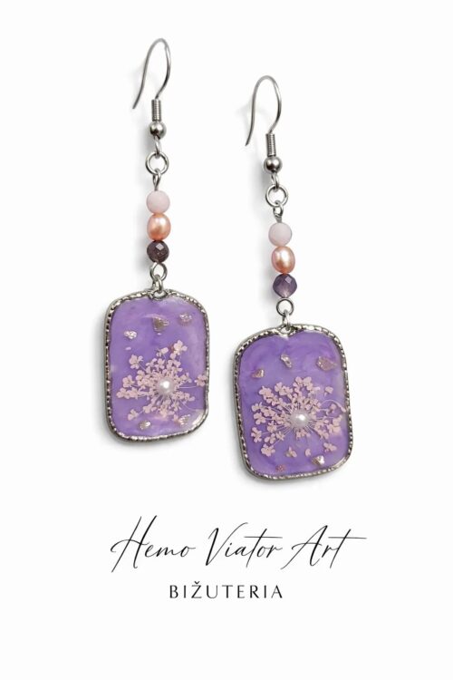 Kolczyki z dziką marchwią