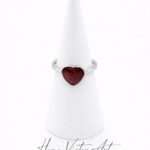 Pierścionek regulowany – serce