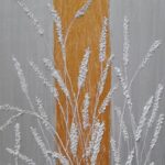 Obraz strukturalny „Złote światło” 30x40 cm – ręcznie malowany